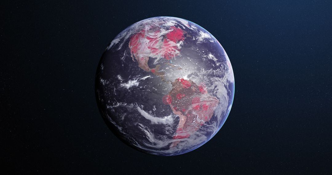 Coronavirus Pandemic Impact on Global Map Visualization