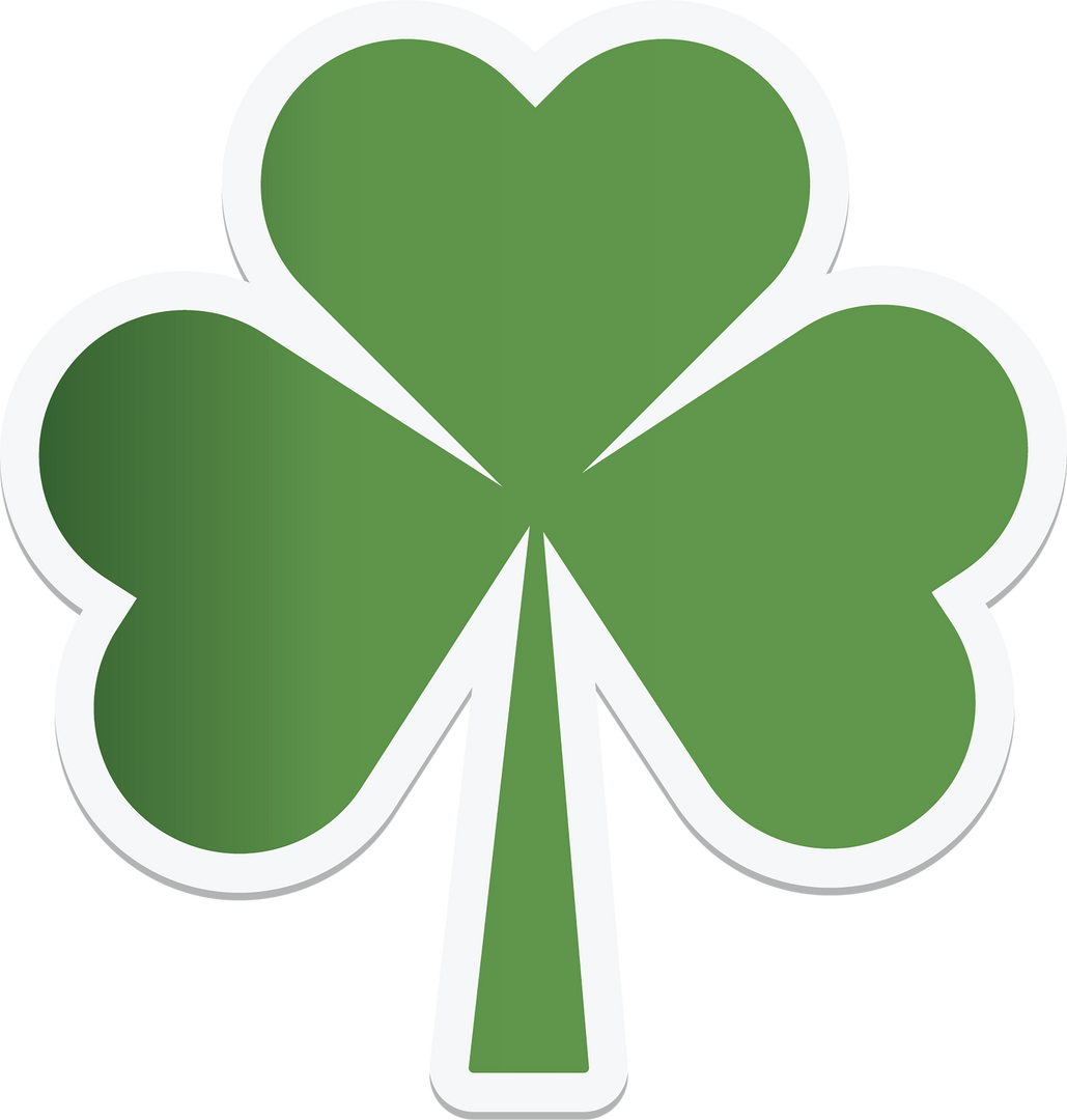 Isolated Green Clover Illustration on Transparent Background - Download Free Stock Images Pikwizard.com