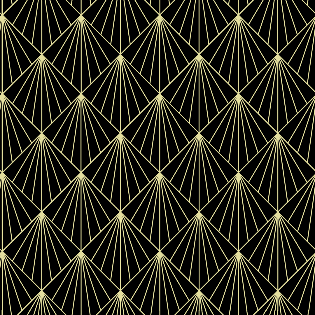 Transparent Geometric Diamond Pattern with Yellow Stripes
