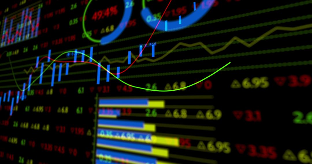 Dynamic Stock Exchange Analysis with Moving Financial Graphs