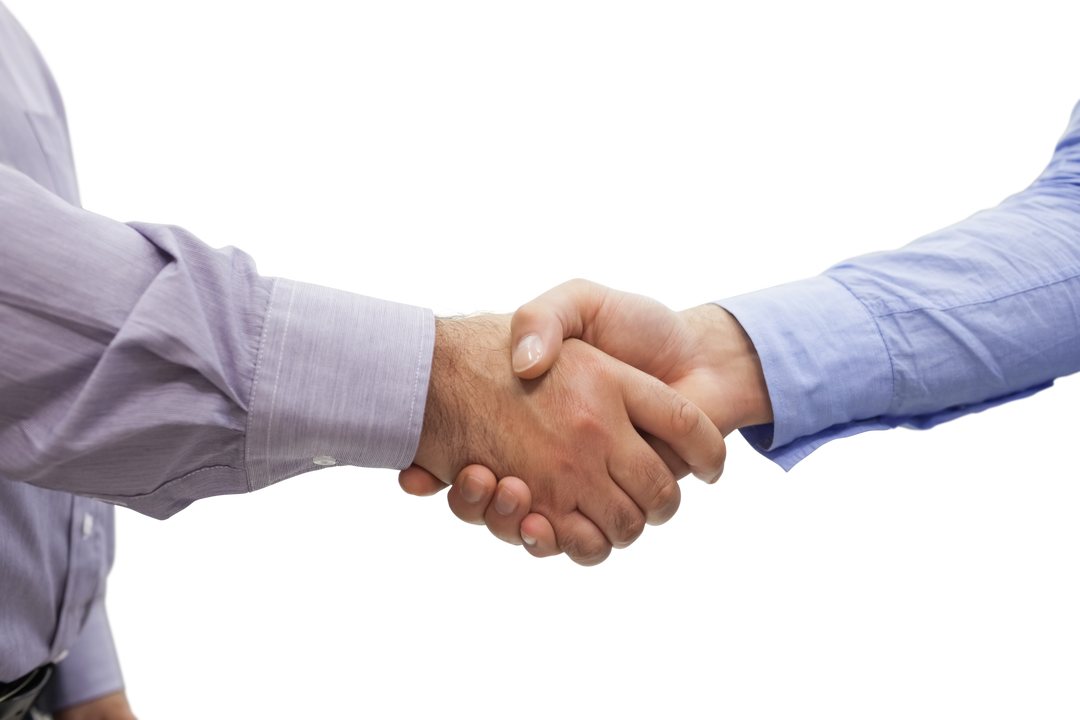 Close-up of Handshake Signifying Partnership on Transparent Background - Download Free Stock Images Pikwizard.com