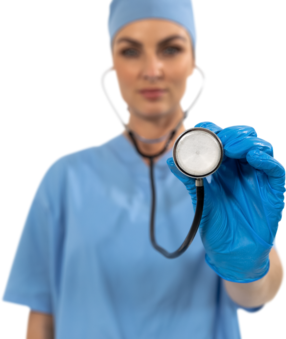 Transparent Health Worker with Stethoscope - Download Free Stock Images Pikwizard.com