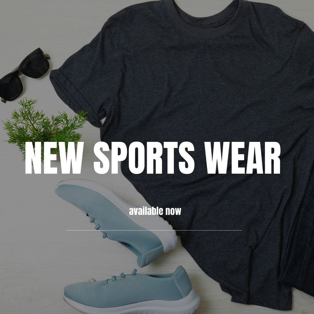 Trendy Activewear Ensemble Promoting Stylish Sportswear