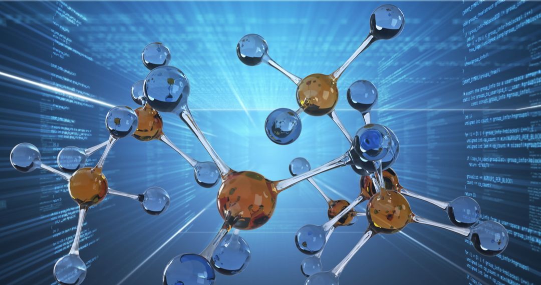 Floating Molecular Structures in Digital Data