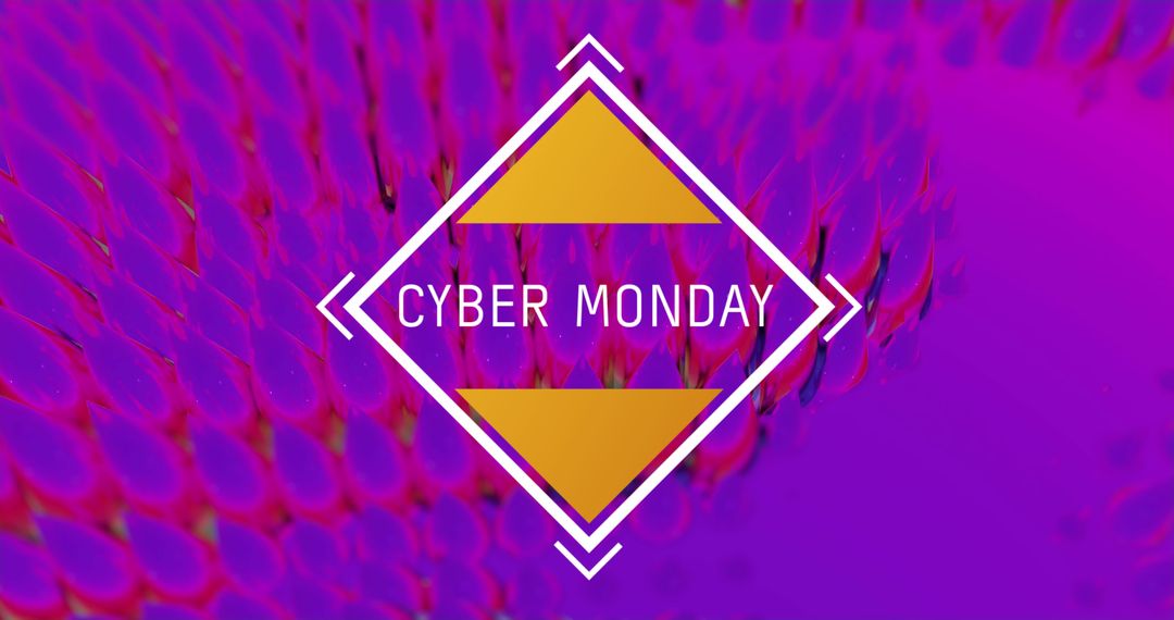 Vibrant Cyber Monday Promotion with Dynamic Light Effects