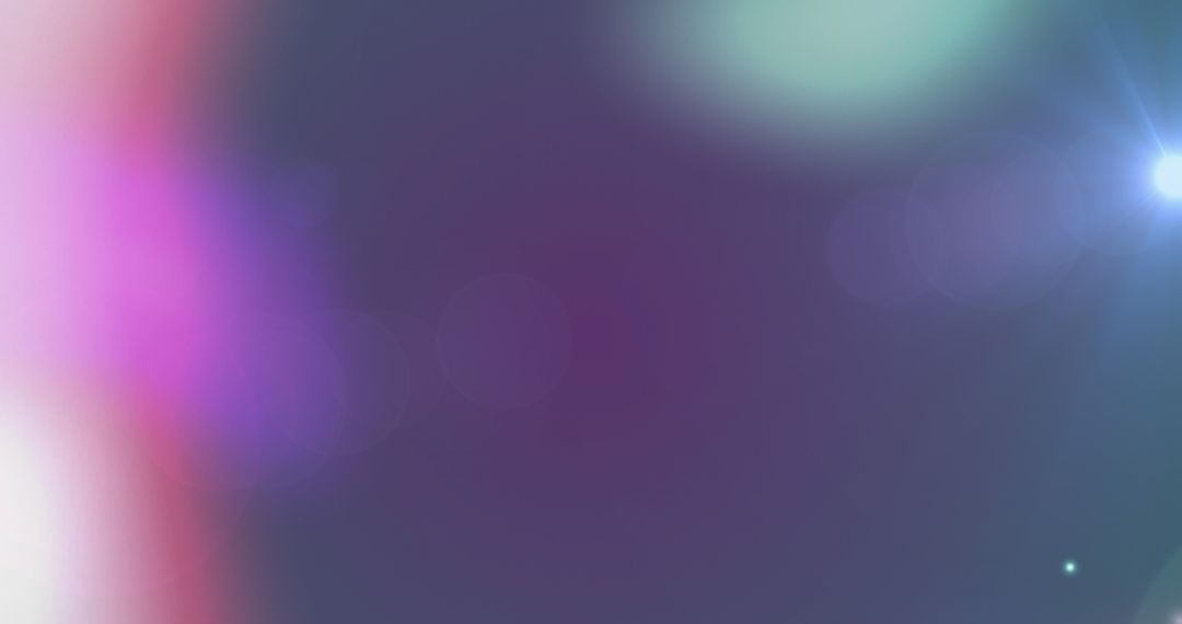 Abstract Light Spots on Dark Background for Digital Interface Design