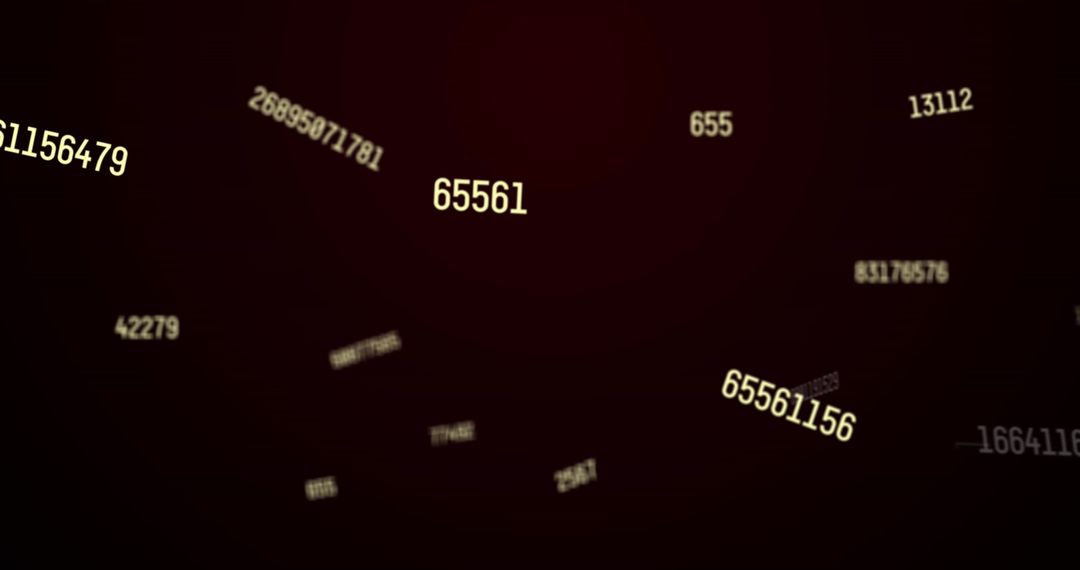Dynamic Data Processing Abstract with Floating Numbers - Free Images, Stock Photos and Pictures on Pikwizard.com