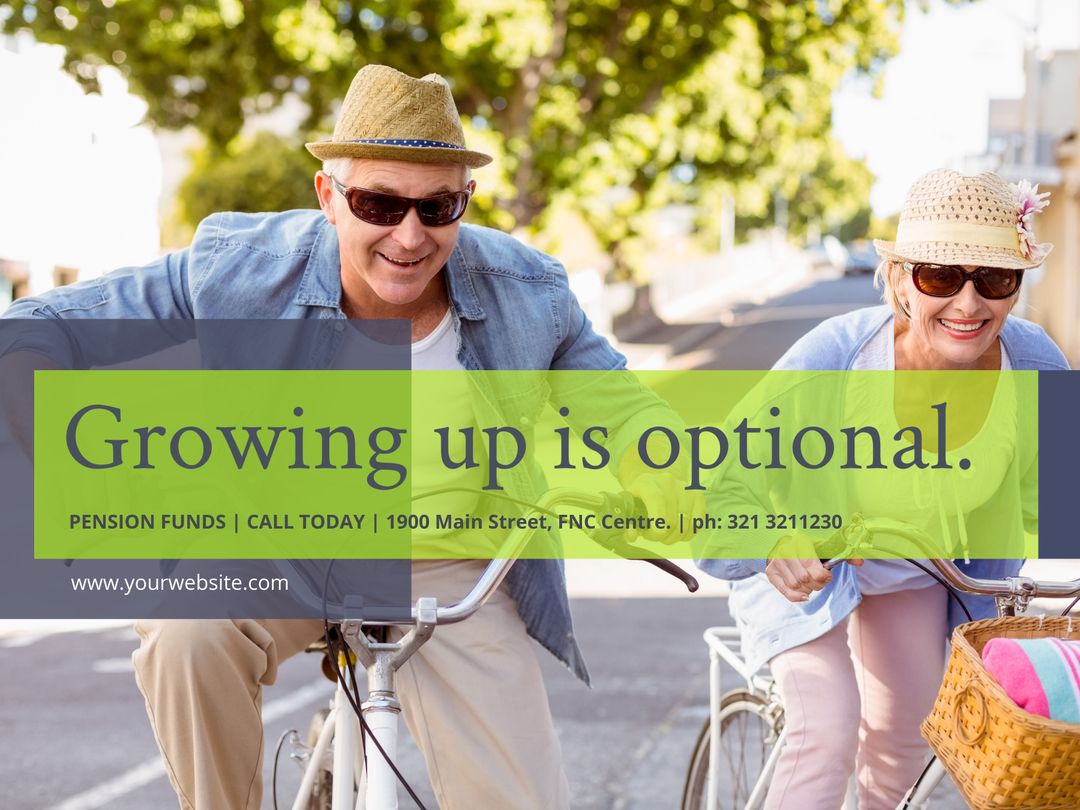 Elderly Couple Biking Reflects Active Aging and Retirement Lifestyle - Download Free Stock Templates Pikwizard.com