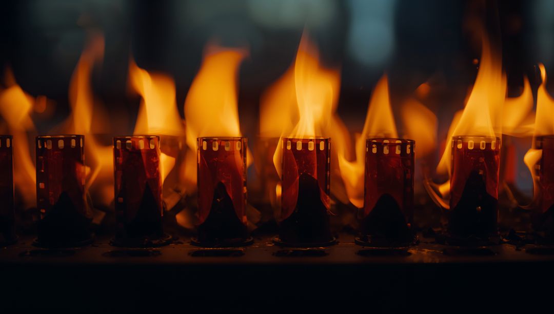 Burning Filmstrips: Melting Celluloid Chaos in Dark Studio