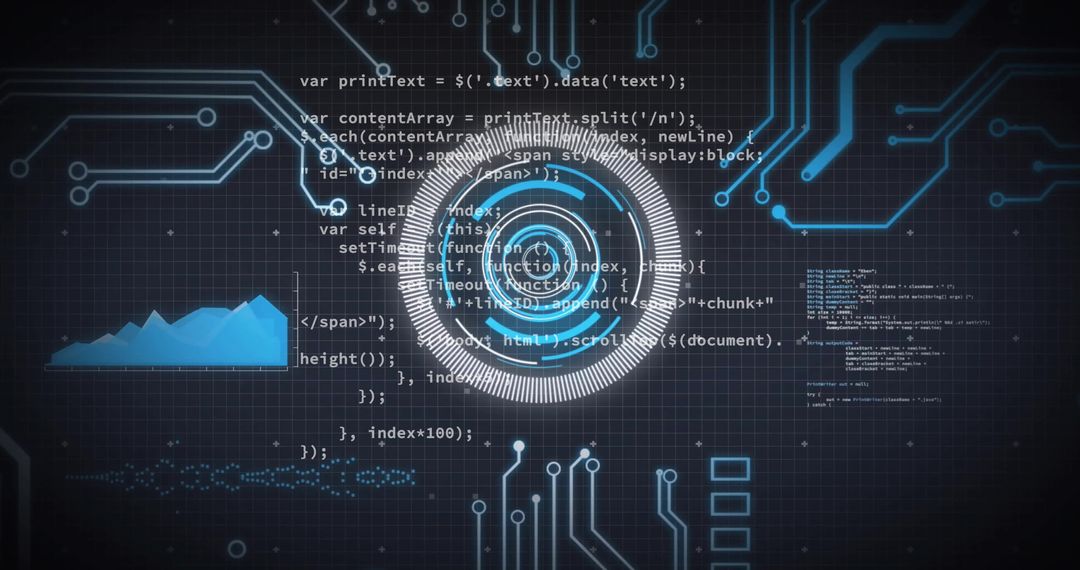 Futuristic Digital Interface of Data Processing and Analytics Flow - Free Images, Stock Photos and Pictures on Pikwizard.com