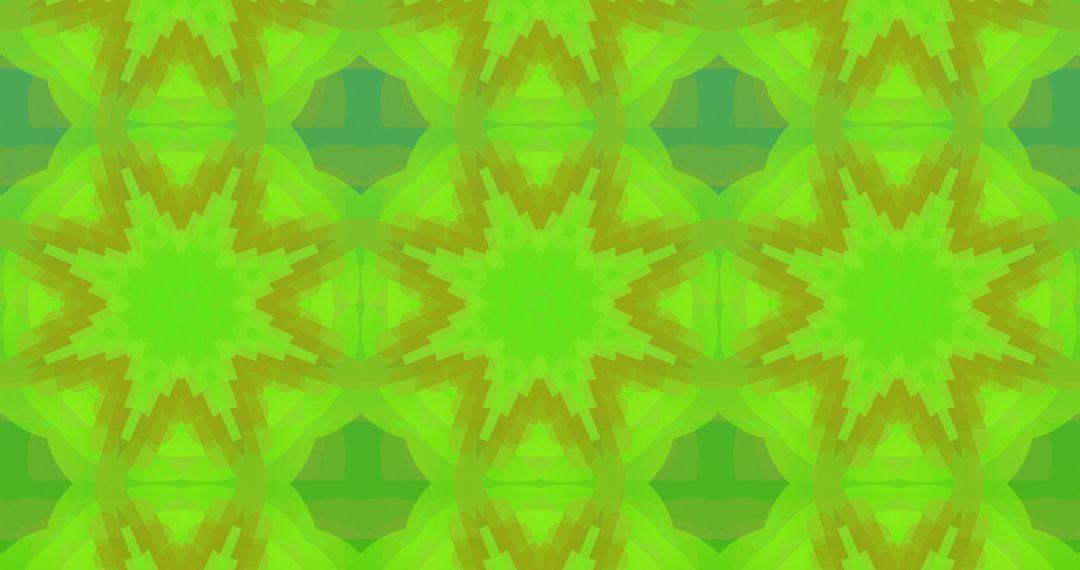 Vibrant Kaleidoscope Pattern in Shades of Green with Geometric Shapes - Free Images, Stock Photos and Pictures on Pikwizard.com