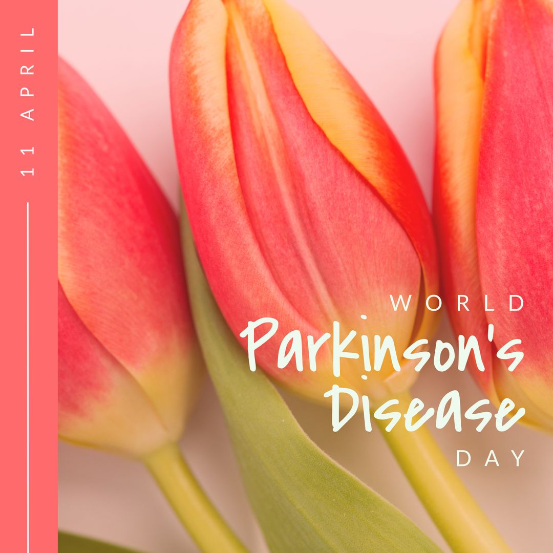 World Parkinson's Day Awareness Celebration Floral Design - Download Free Stock Templates Pikwizard.com