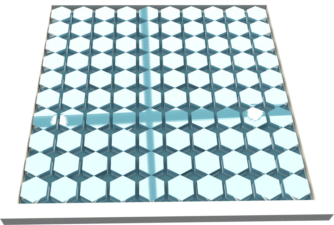 Transparent Hexagonal Solar Panel Design