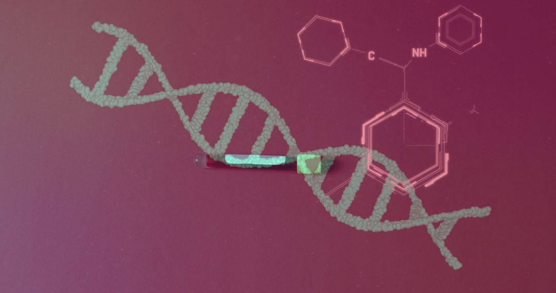 Digital DNA Representation with Chemical Molecular Structures