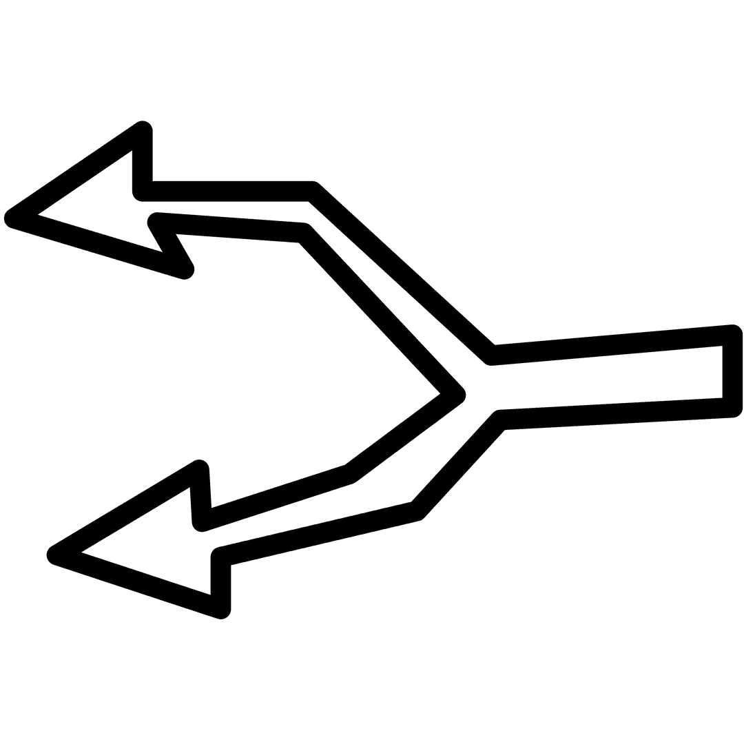 Black Arrows Pointing Left on Transparent Background Illustration