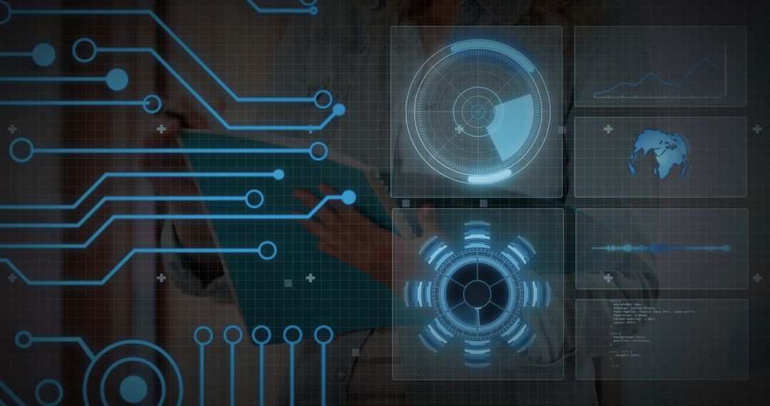 Digital Healthcare Innovation with Futuristic Technology Interface