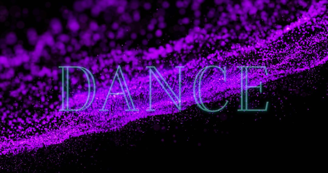 Vibrant Abstract Dance in Purple Clouds and Auroras