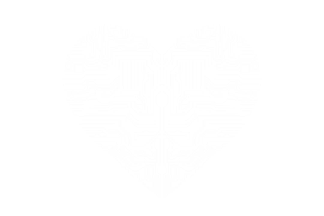 Transparent Heart Shape Digital Circuit Design for Valentine's