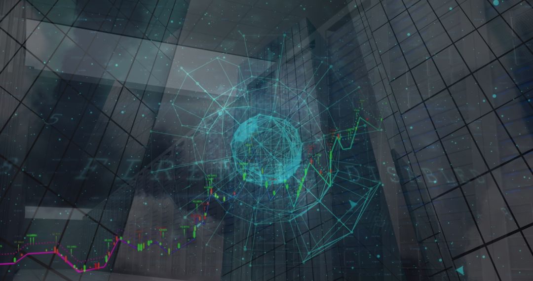 Futuristic Data Visualization with Digital Globe