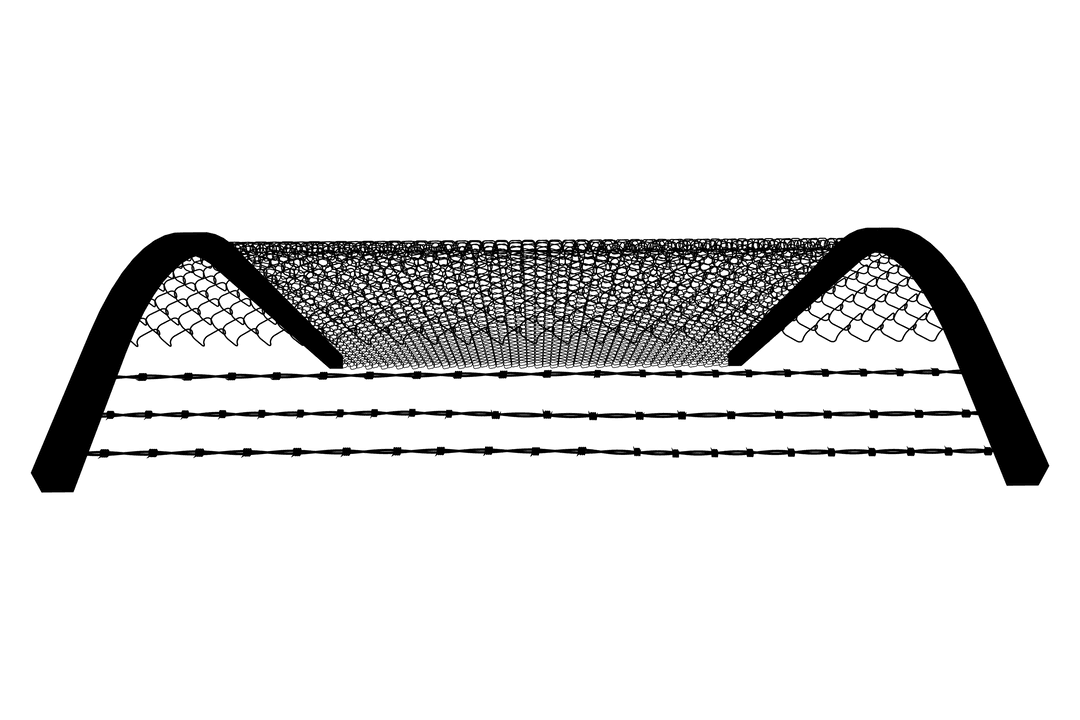 Transparent Architectural Picket Fence Design