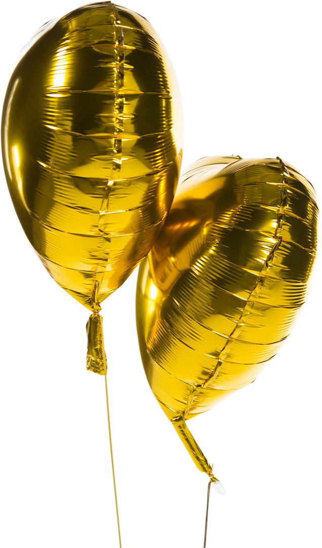 Close-Up of Gold Transparent Helium Balloons on White Background - Download Free Stock Images Pikwizard.com