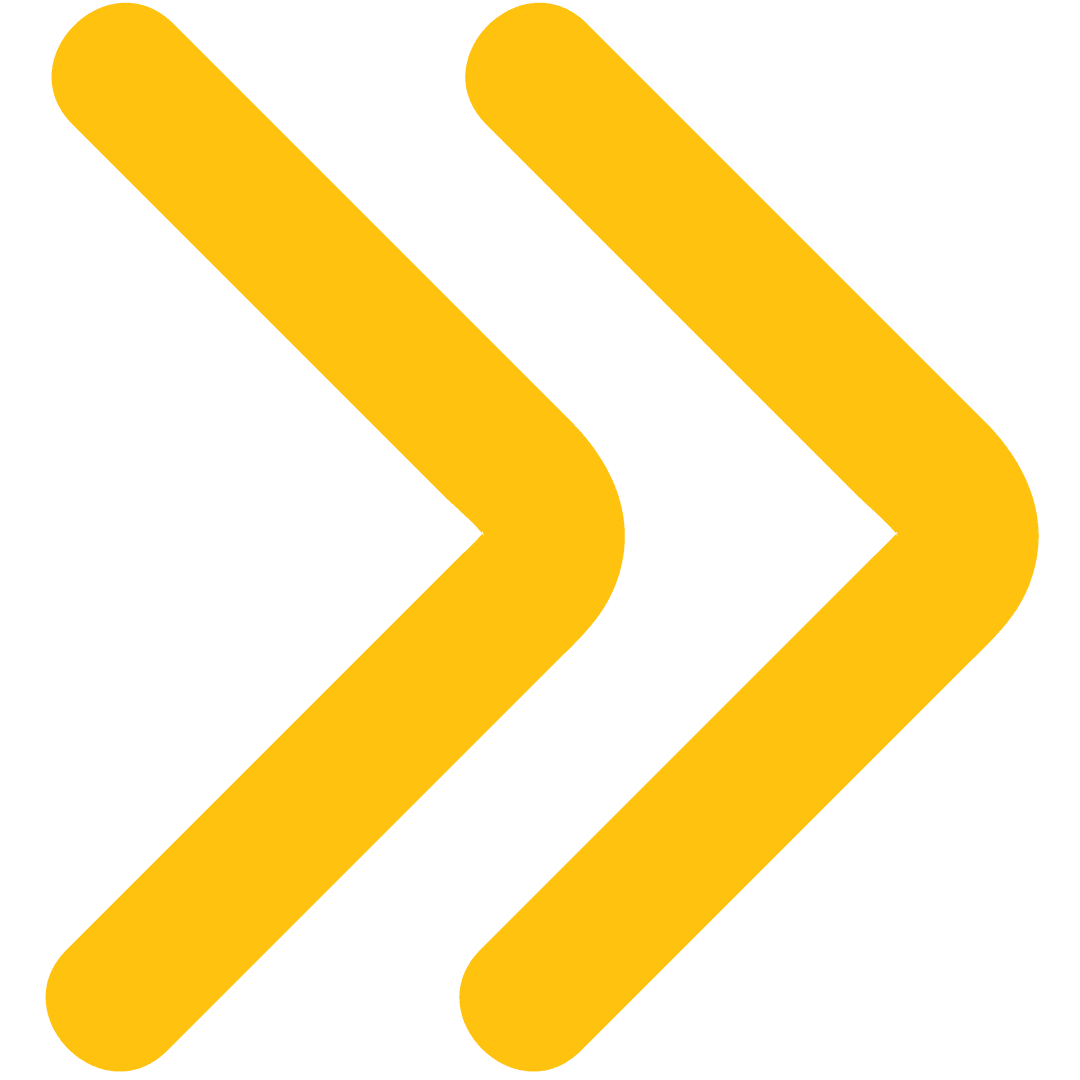 Yellow Transparent Double Arrow Shape