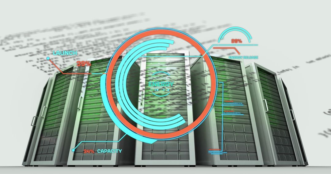 digital interface and data processing over servers - Free Images, Stock Photos and Pictures on Pikwizard.com