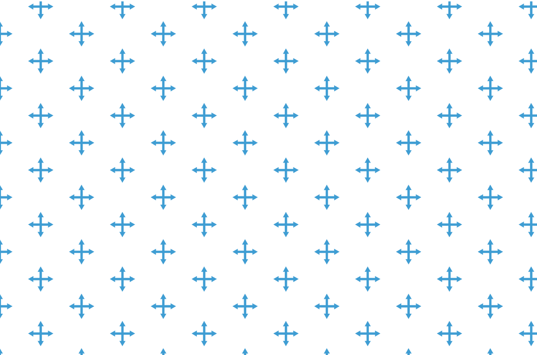 Blue Arrows Pattern on Transparent Background