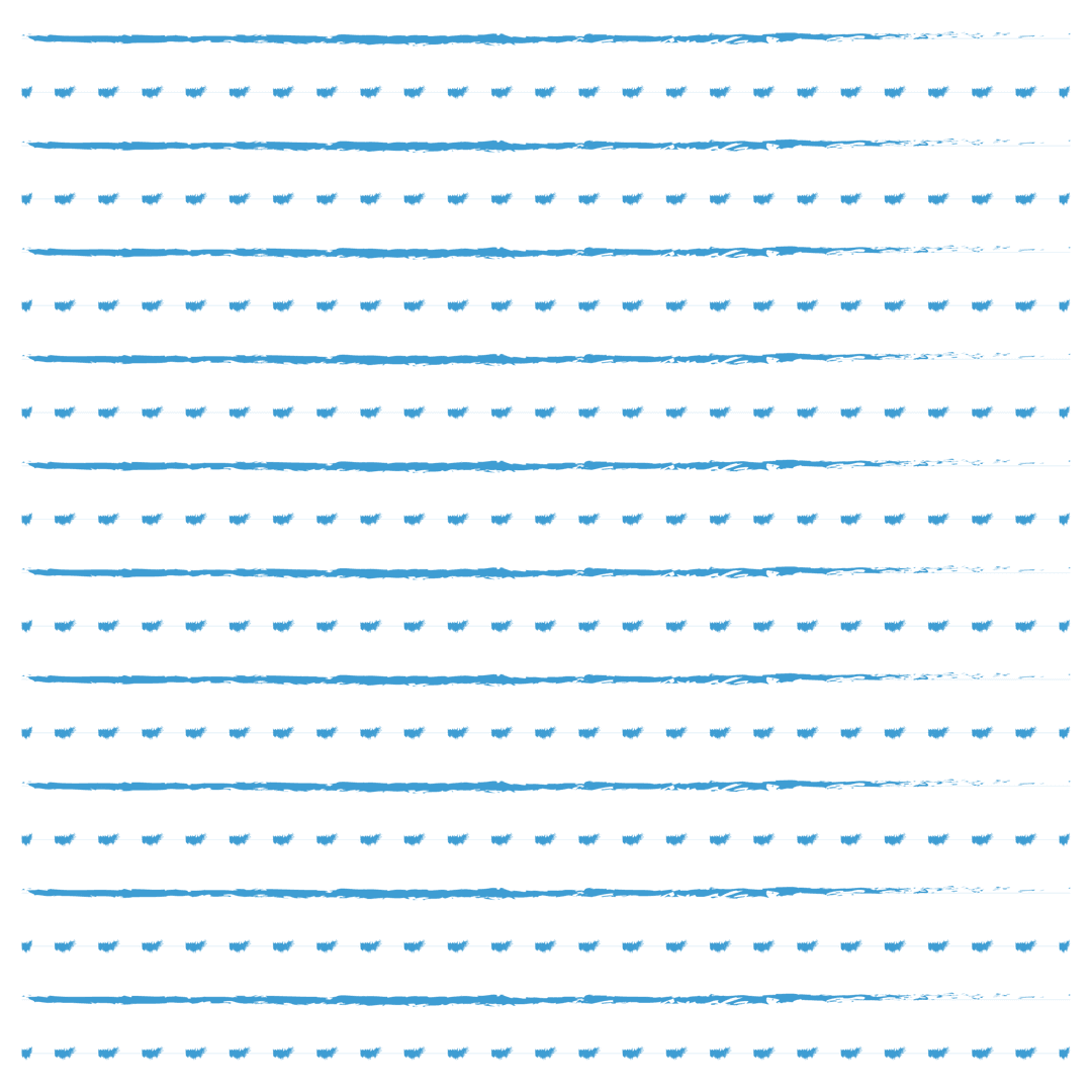Blue Geometric Lines Seamless Pattern on Transparent Background