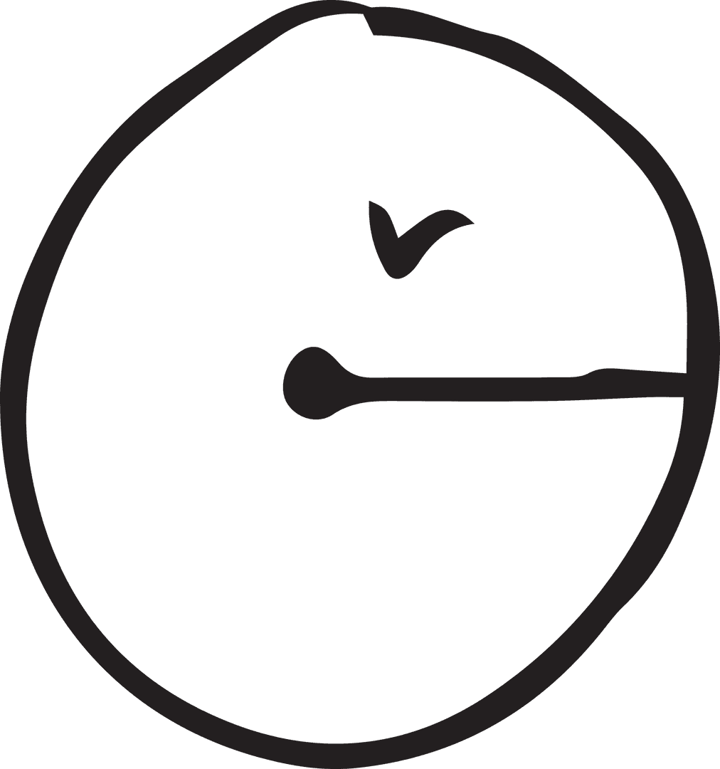 Transparent Circle with Minimalist Minimal_detail Design Element