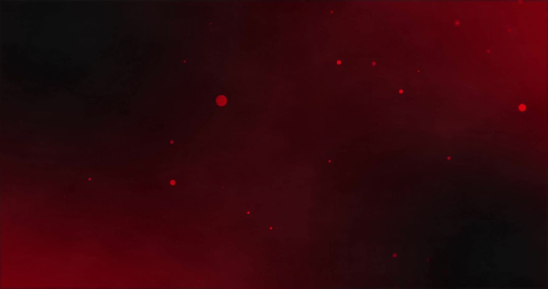 Abstract Red Glowing Dots on Dark Background