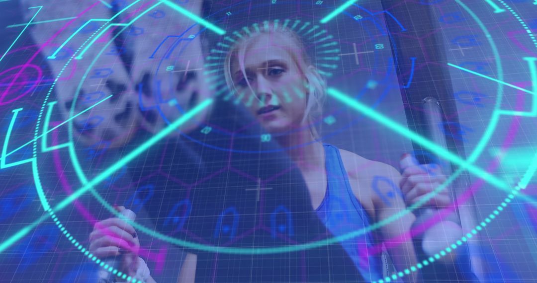 Digital Interface Analyzing Athlete Performance