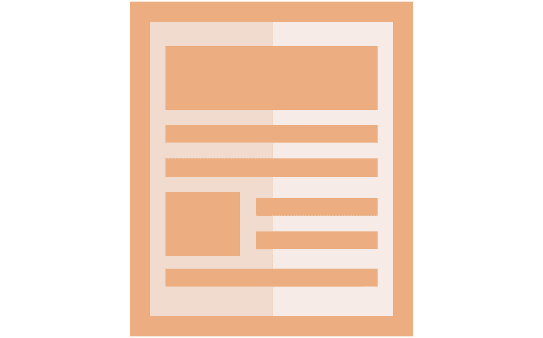 Digital Page from Book on Transparent Background for Education