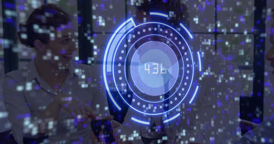 Business Collaboration with Holographic Data Overlay