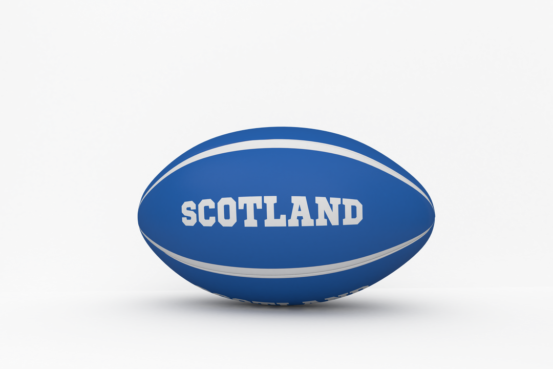 Rugby Ball Design Featuring Scotland Text on Transparent Background - Download Free Stock Images Pikwizard.com