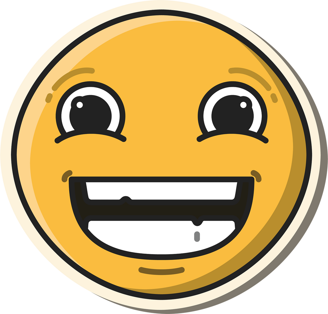 Yellow Smiley Emoji on Transparent Background for Social Media Illustration - Download Free Stock Images Pikwizard.com