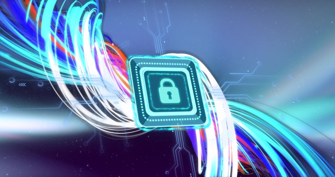 Digital Padlock with Circuit Elements on Optical Fiber Network