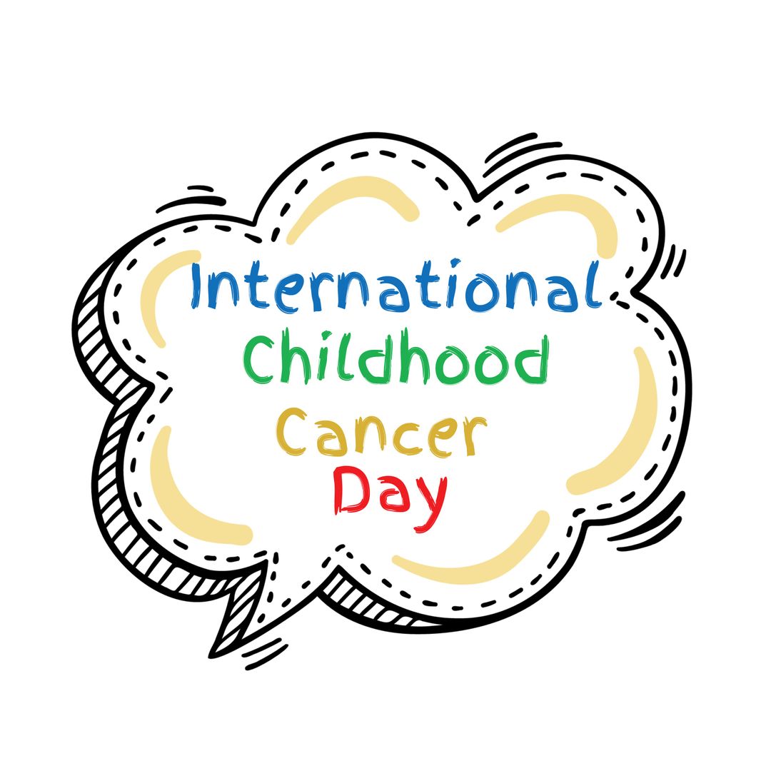 International Childhood Cancer Day Speech Bubble Art