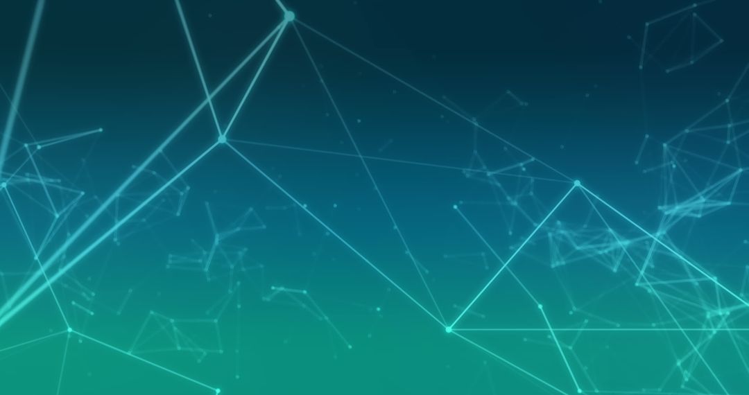 Abstract Geometric Network on Gradient Background