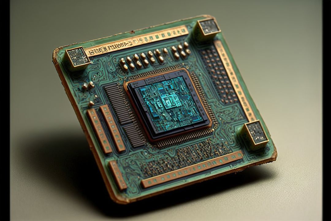 Computer processor on green background, created using generative ai technology - Free Images, Stock Photos and Pictures on Pikwizard.com