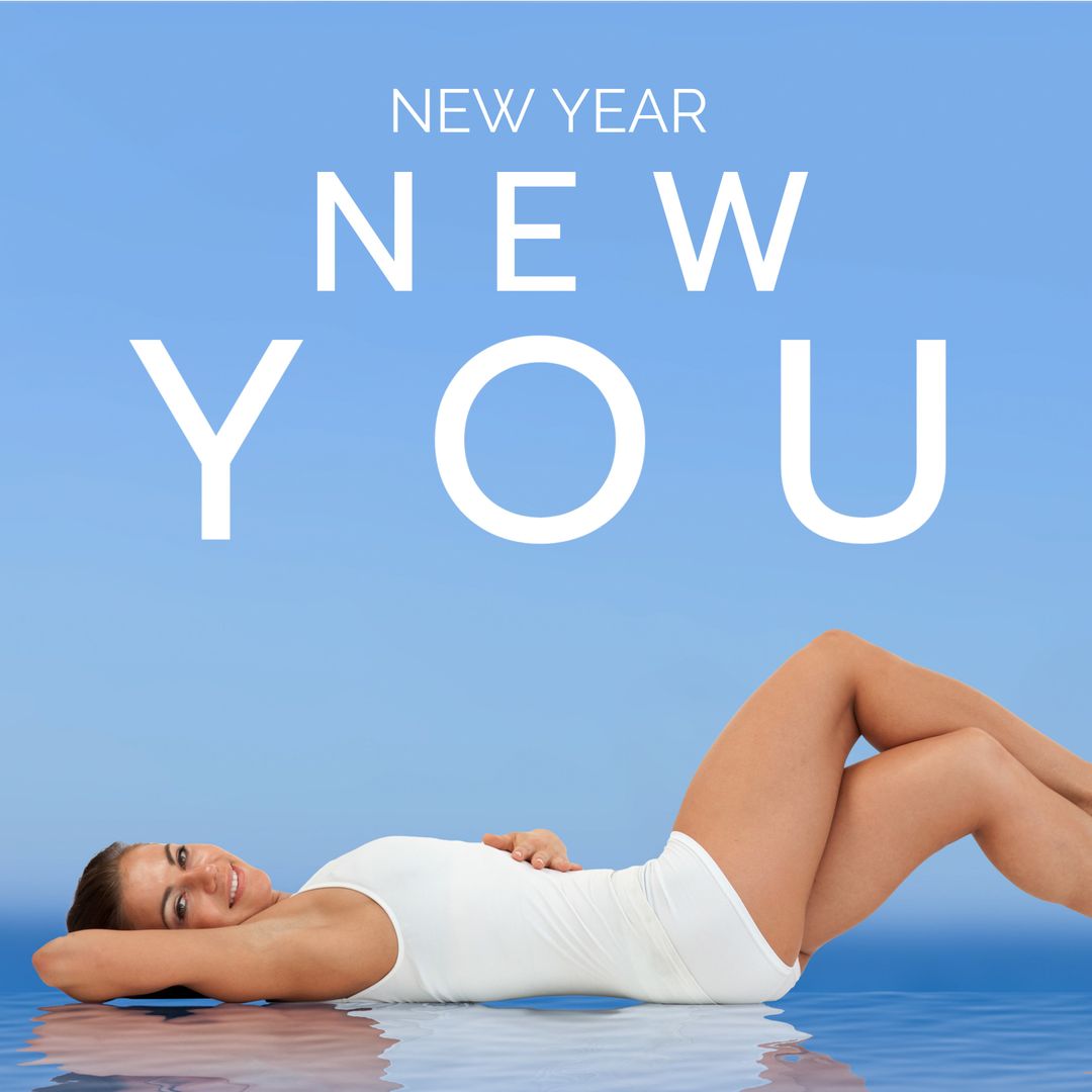 Woman Embracing New Year Resolutions Healthy Lifestyle Concept - Download Free Stock Templates Pikwizard.com