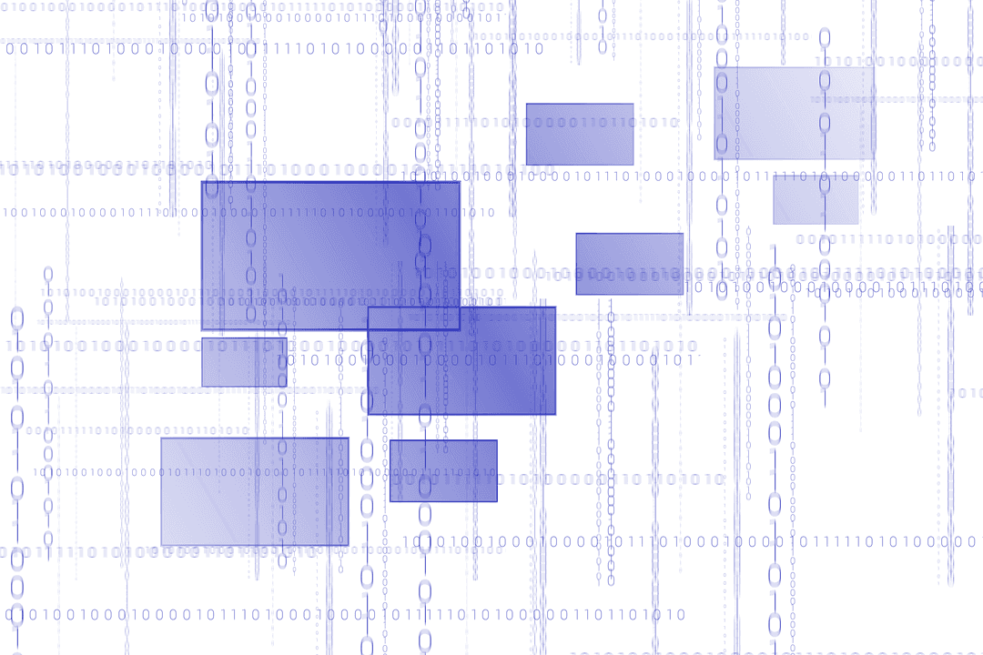 Abstract Digital Art with Binary Code on Transparent Background - Download Free Stock Images Pikwizard.com