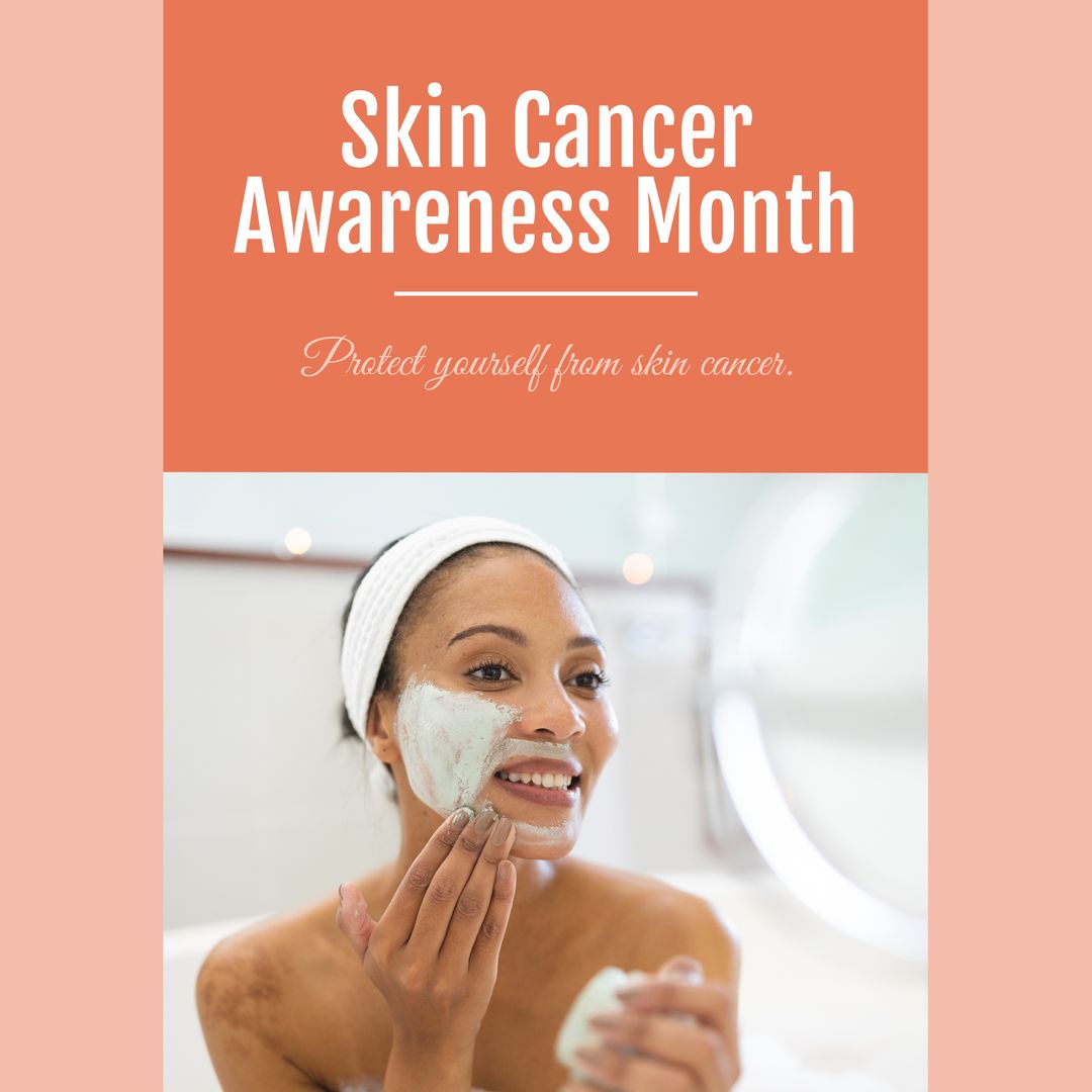 Skin Cancer Awareness focuses on Skincare Using Face Mask
