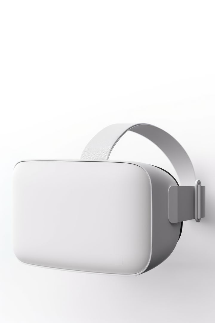 White vr headset on white background with copy space, created using generative ai technology - Free Images, Stock Photos and Pictures on Pikwizard.com