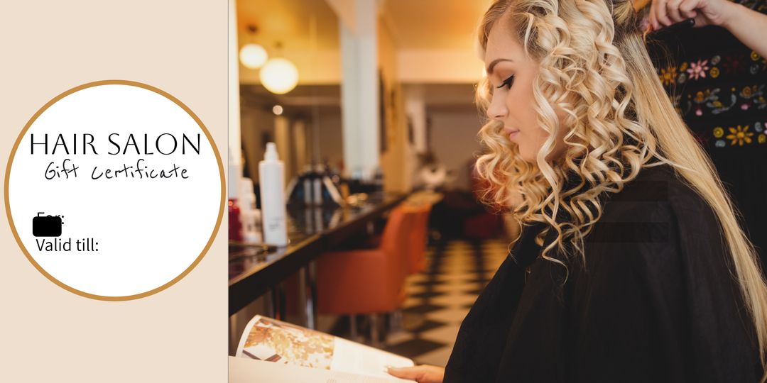 Gift Certificate for Luxury Hair Salon Experience
