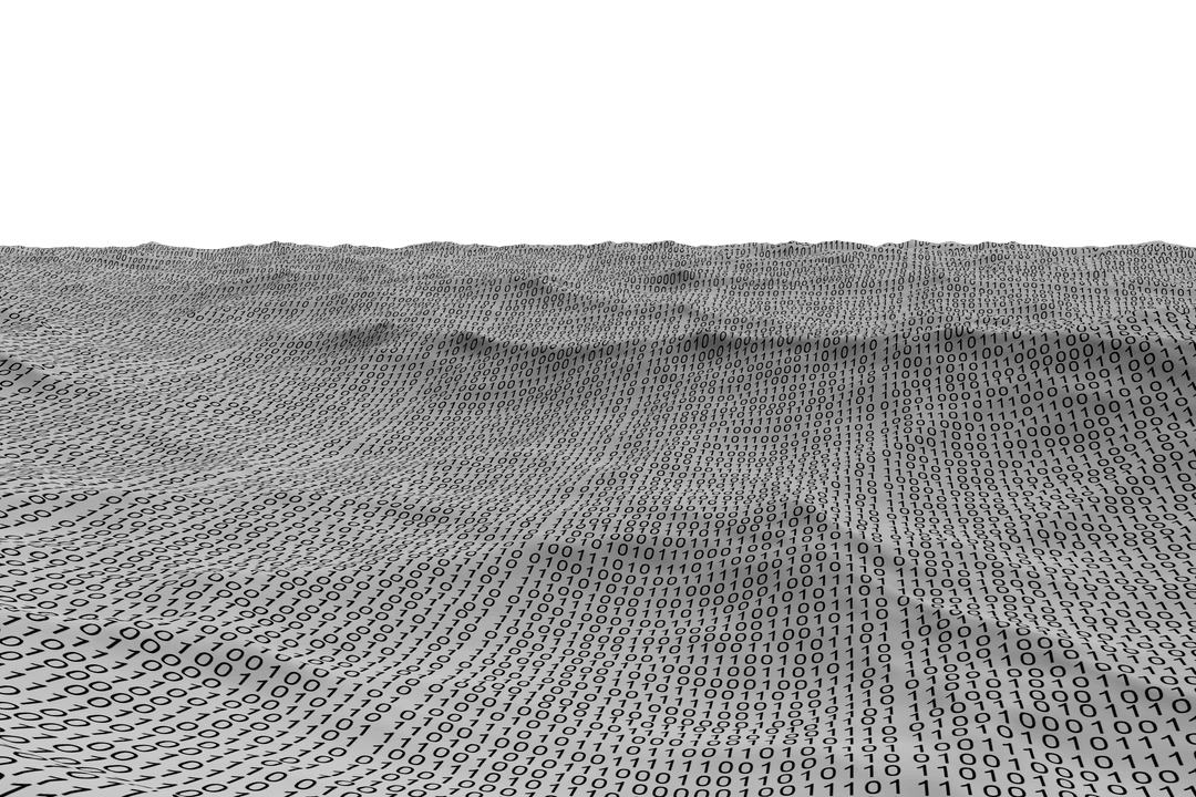 Transparent Digital Binary Landscape on Terrain Pattern Background - Download Free Stock Images Pikwizard.com