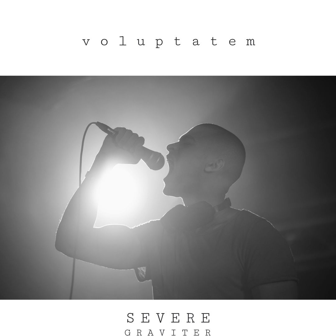 Silhouette of Energetic Singer in Live Performance with Microphone - Download Free Stock Templates Pikwizard.com