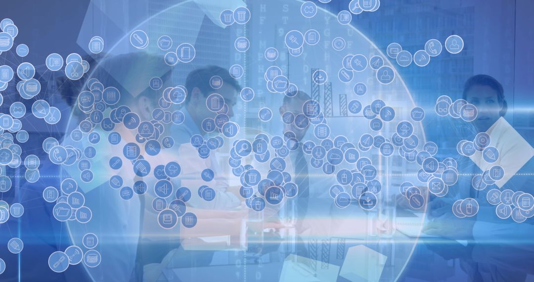 Business Collaboration with Network of Digital Icons