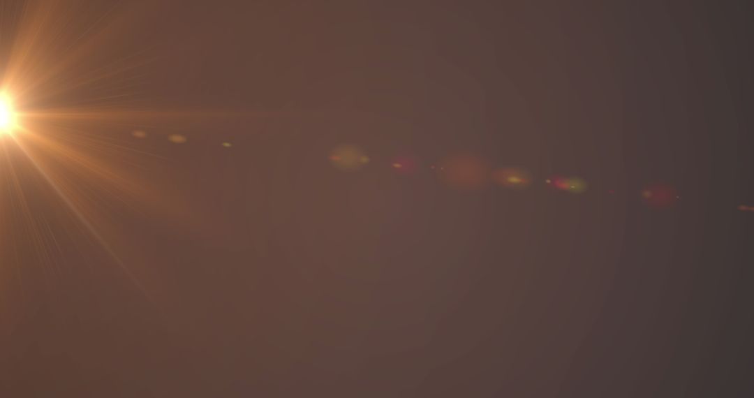 Abstract Light and Energy Burst in Dark Space