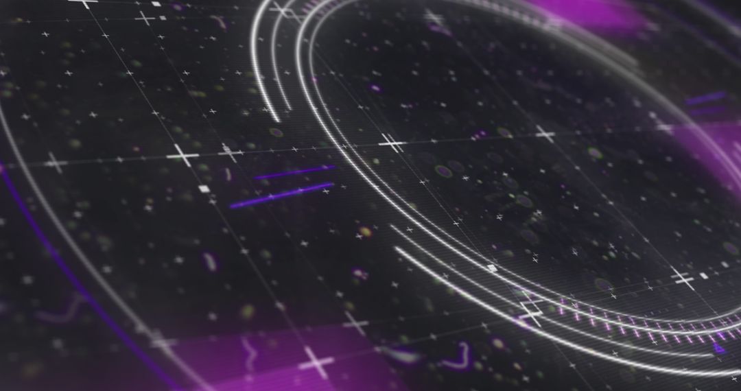 Dynamic Digital Glitch with Futuristic Data Processing